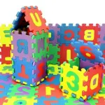 Puzzle Mat Children Alphabet Numbers/Puzzles Crawling Foam Floor Mat Education Toy/Interactive Toy, Brain Teaser for Kids- 36pcs