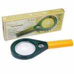 Magnifying Glass with Compass Handheld Optical Instrument- 50mm/65mm/75mm/90mm