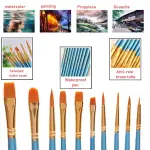 KeepSmiling Artist Brushes Set(Model:8010)- 10pcs