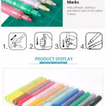 STA Acrylic Paint Marker Pen/ Medium Point Tip Art Markers For DIY Glass, Ceramic, Rock, Wood, Canvas, Metal, Fabric/ Highly Pigmented Acrylic Pens- 12/24 colors