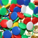 Push Pins For Cork Board, Notice Board- 100pcs