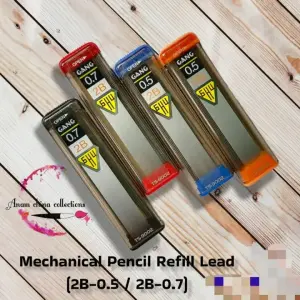 Mechanical Pencil Refill Leads (2B-0.5/2B0.7)- 18pc Leads Per Pack