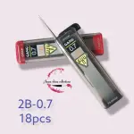 Mechanical Pencil Refill Leads (2B-0.5/2B0.7)- 18pc Leads Per Pack