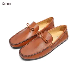 Mens Causal Shoes, Moccasin/Loafer-CRM 02