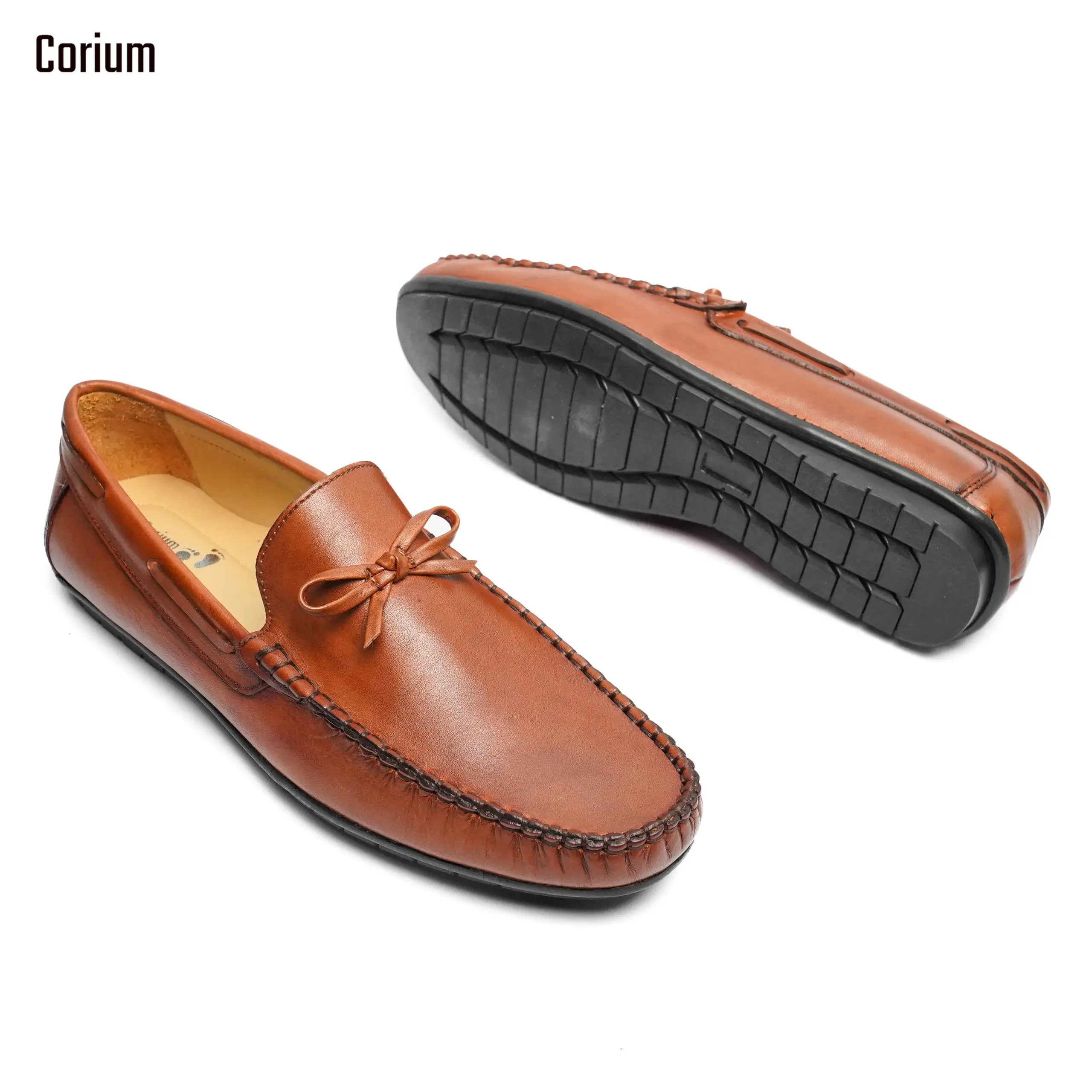 Mens Causal Shoes, Moccasin/Loafer-CRM 02