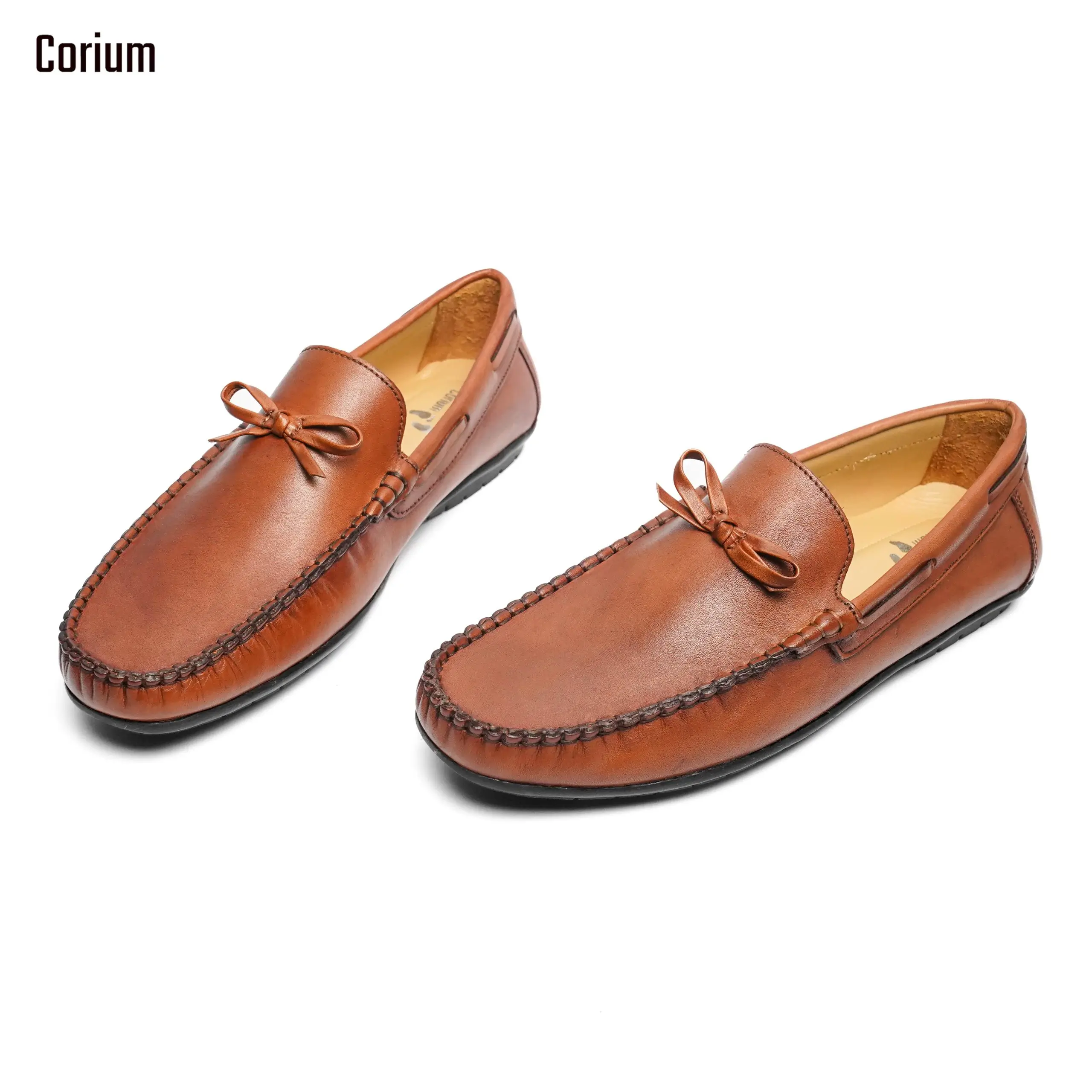 Mens Causal Shoes, Moccasin/Loafer-CRM 02