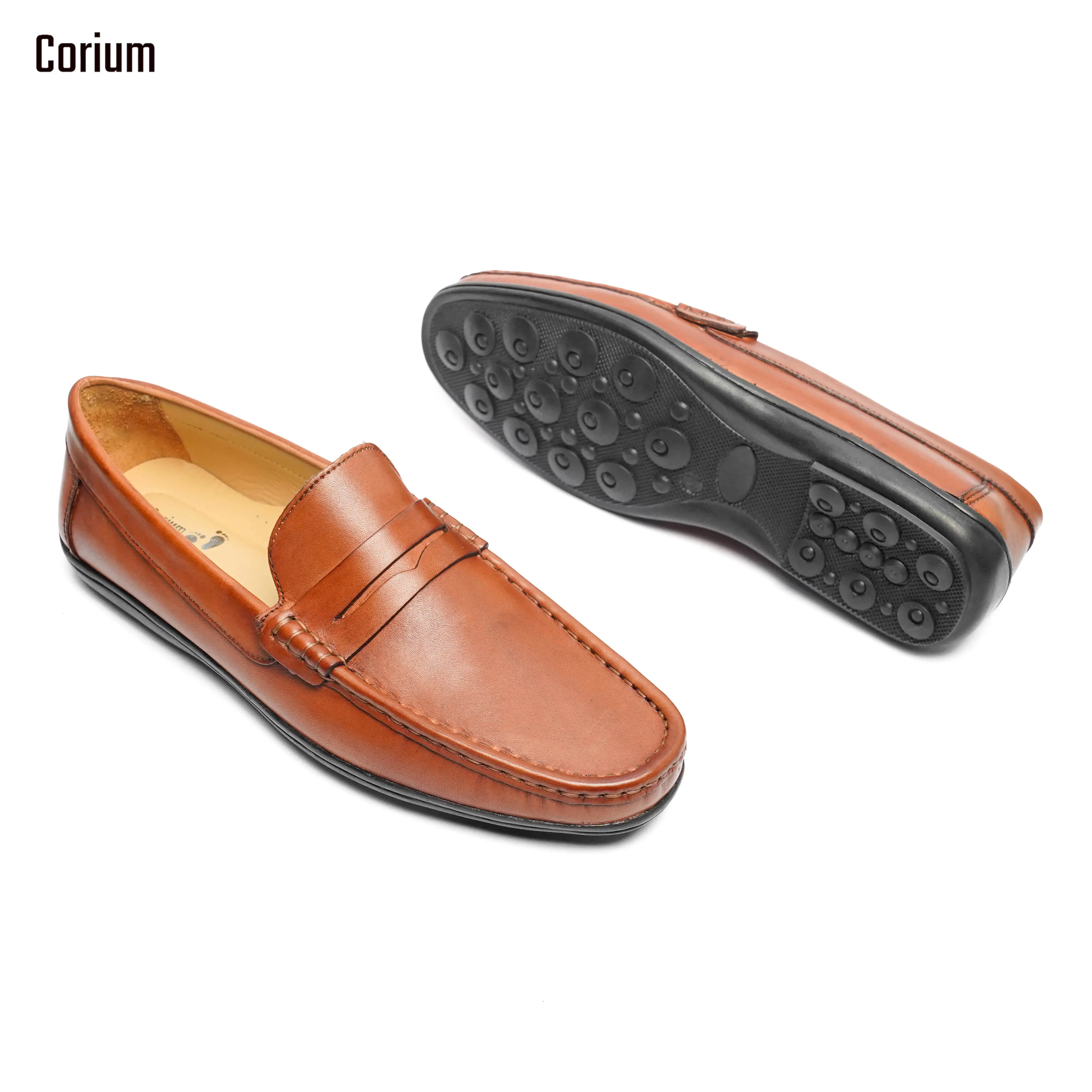 Men's Causal Shoes, Moccasin/Loafer-CRM 03