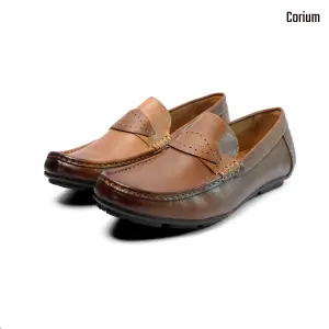 Leather Loafer/Moccasin-CRM 34