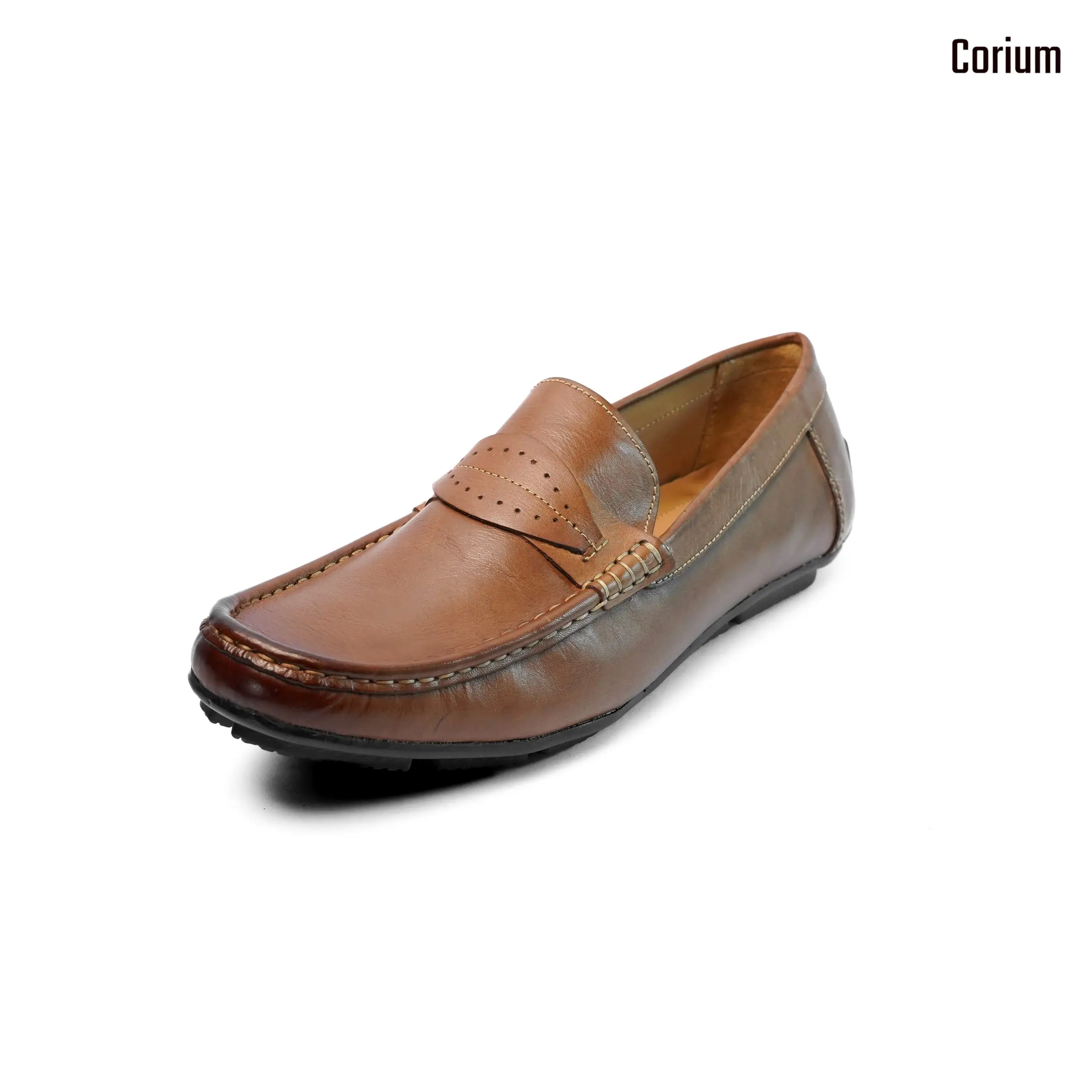 Leather Loafer/Moccasin-CRM 34