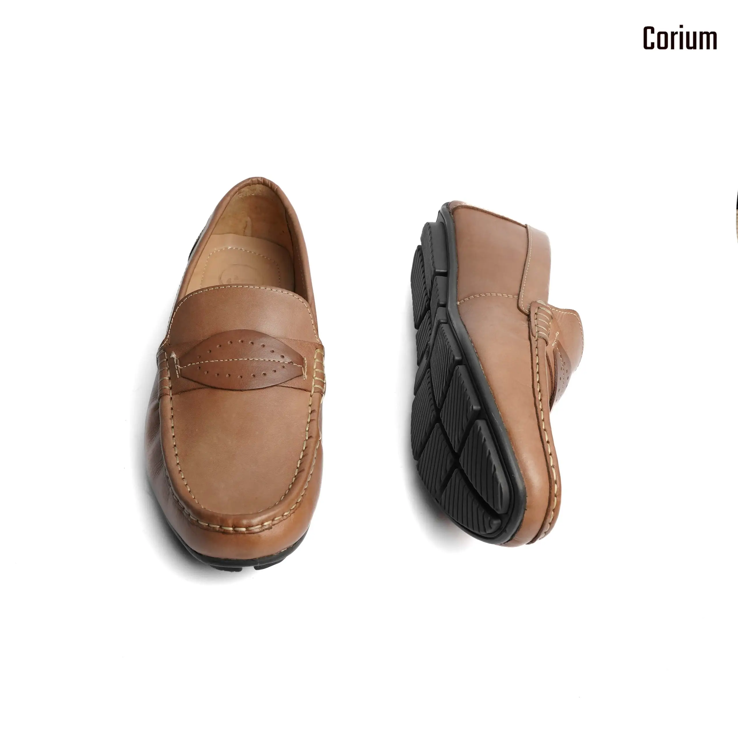 Leather Loafer/Moccasin-CRM 34