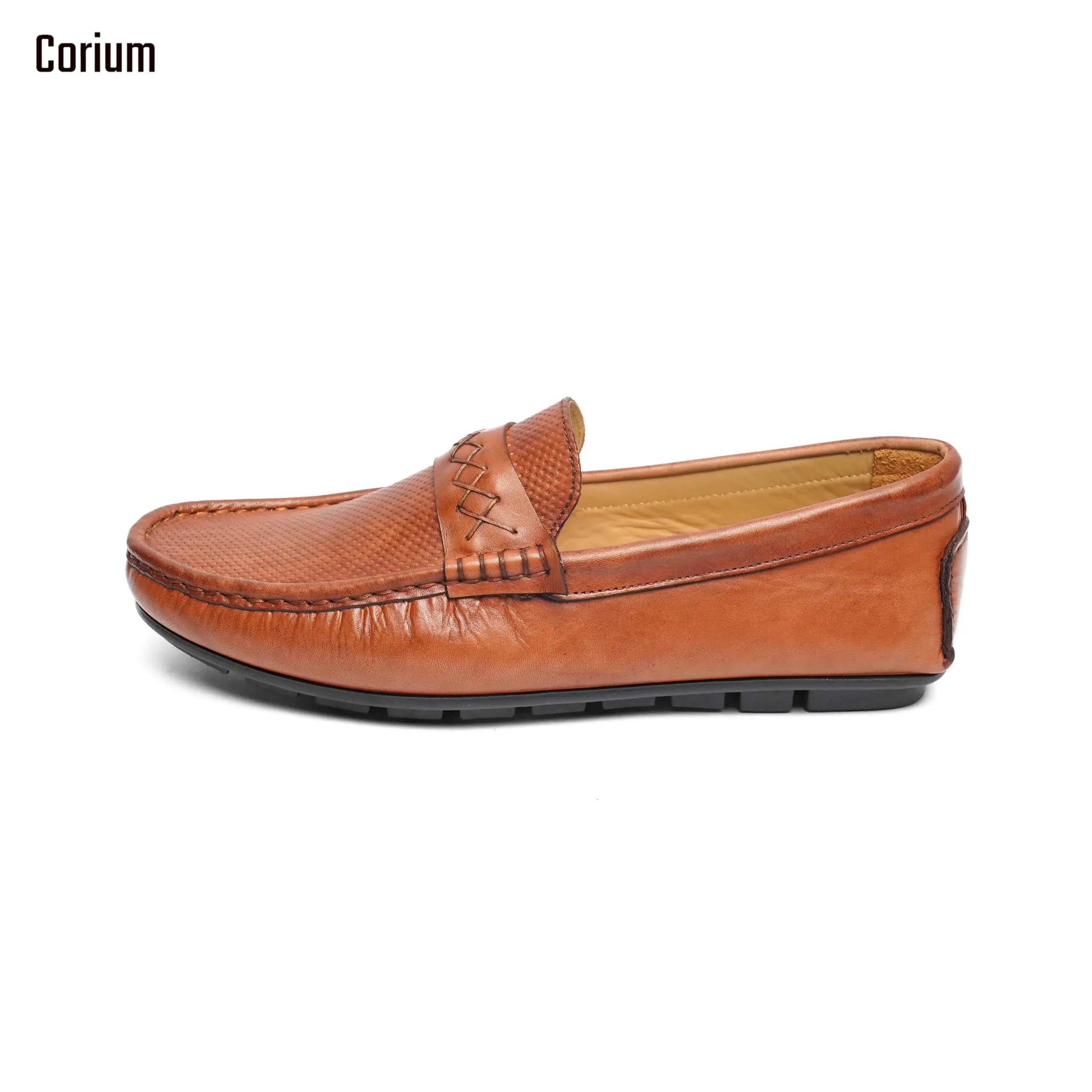 Leather Loafer/Moccasin-CRM 35
