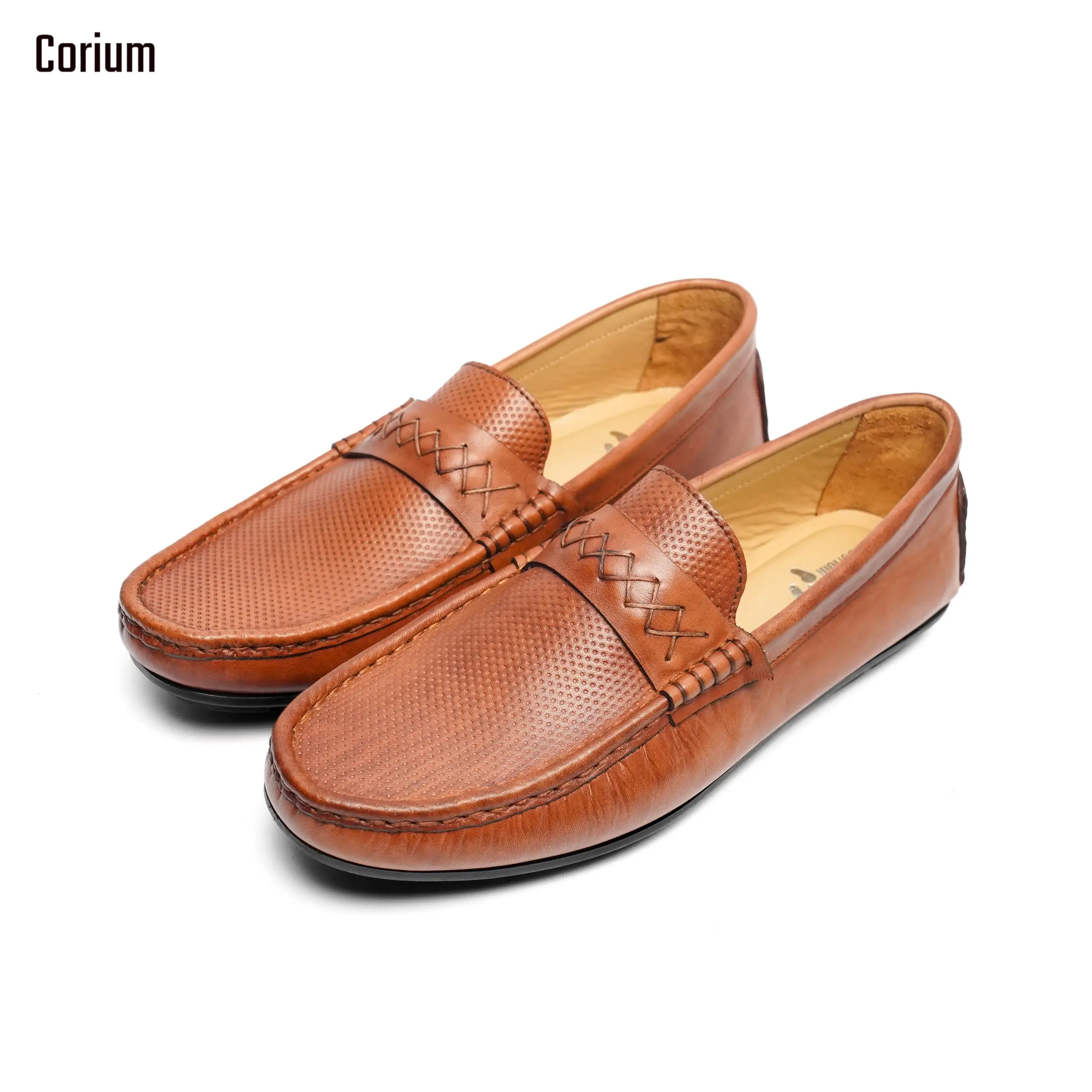 Leather Loafer/Moccasin-CRM 35