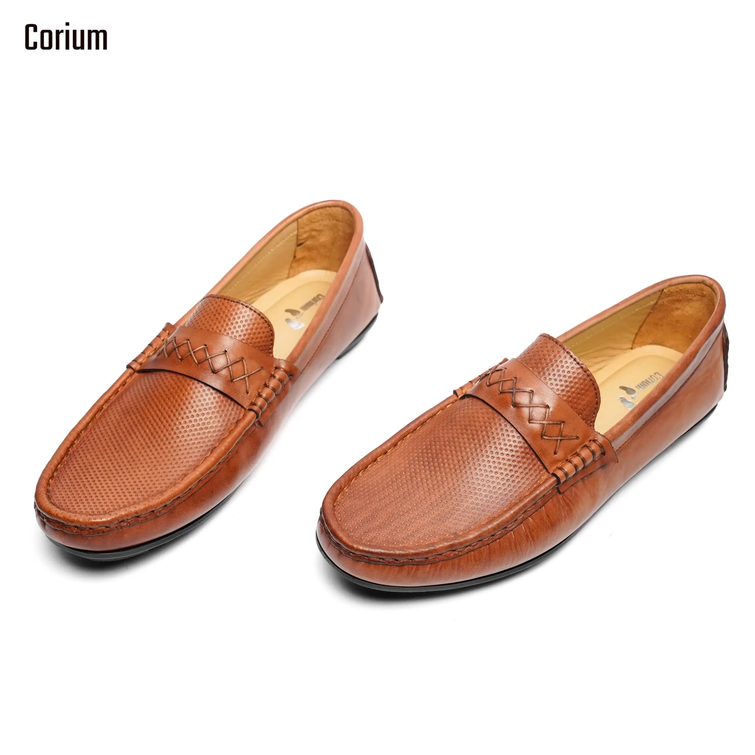 Leather Loafer/Moccasin-CRM 35