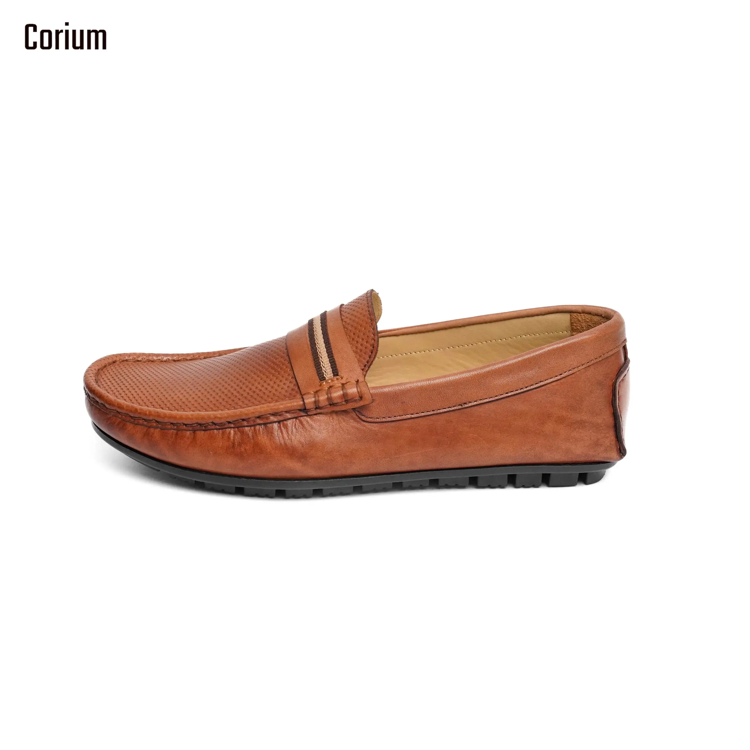 Leather Loafer/Moccasin-CRM 37