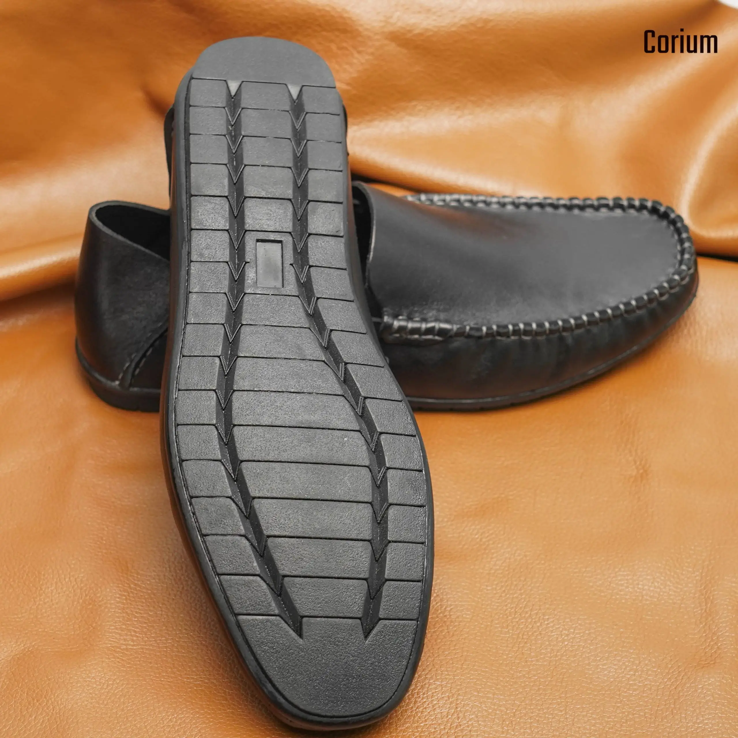 Leather Loafer/Moccasin-CRM 63