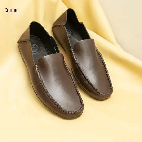 Leather Loafer/Moccasin-CRM 63