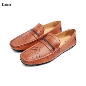 Men's Causal Shoes, Moccasin/Loafer-CRM 60