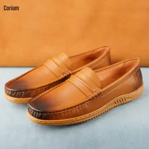 Men's Causal Shoes, Moccasin/Loafer-CRM 69