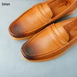 Men's Causal Shoes, Moccasin/Loafer-CRM 69