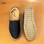 Nubuck Leather Half Loafer-CRM 78