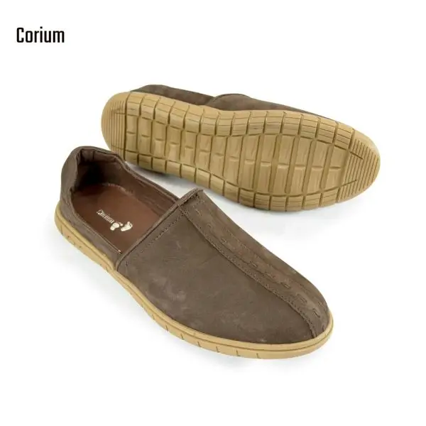 Nubuck Leather Half Loafer-CRM 78