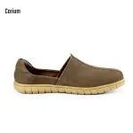 Nubuck Leather Half Loafer-CRM 78