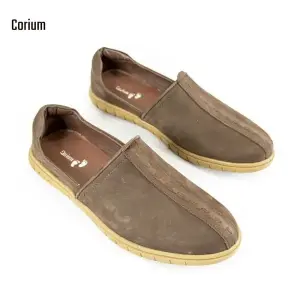 Nubuck Leather Half Loafer-CRM 78