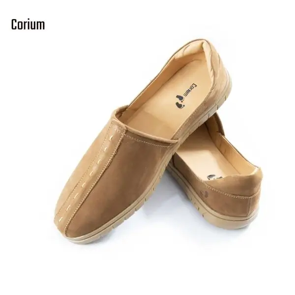 Nubuck Leather Half Loafer-CRM 78