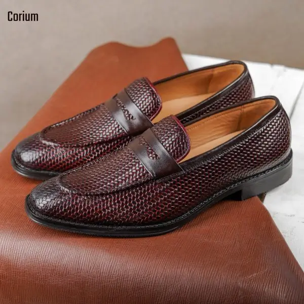 Hand Made Men's Causal Shoes, Moccasin/Loafer-CRM 81