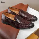 Hand Made Men's Causal Shoes, Moccasin/Loafer-CRM 81
