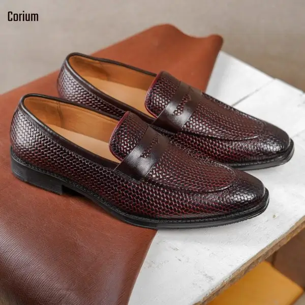 Hand Made Men's Causal Shoes, Moccasin/Loafer-CRM 81