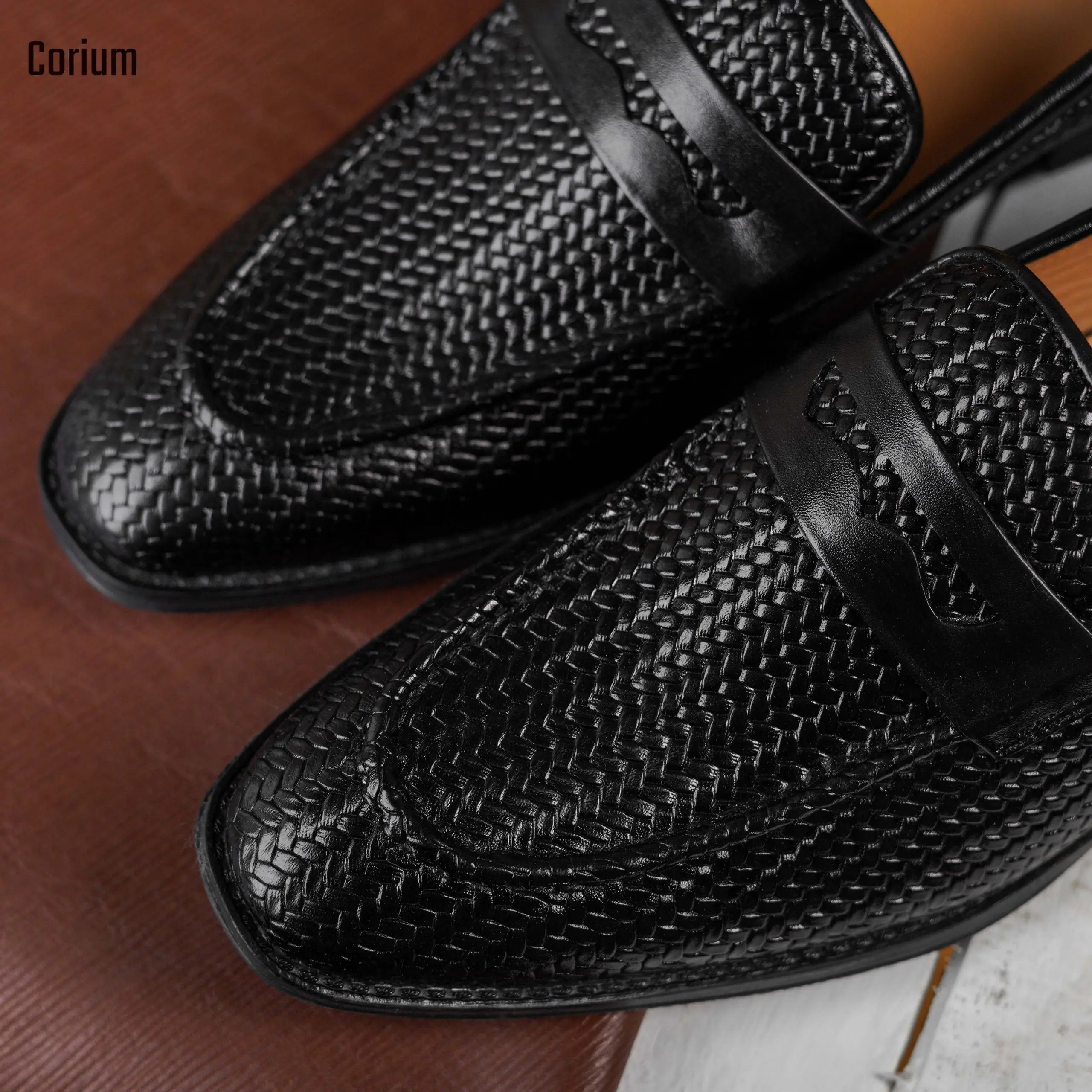 Hand Made Men's Causal Shoes, Moccasin/Loafer-CRM 81