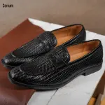 Hand Made Men's Causal Shoes, Moccasin/Loafer-CRM 81