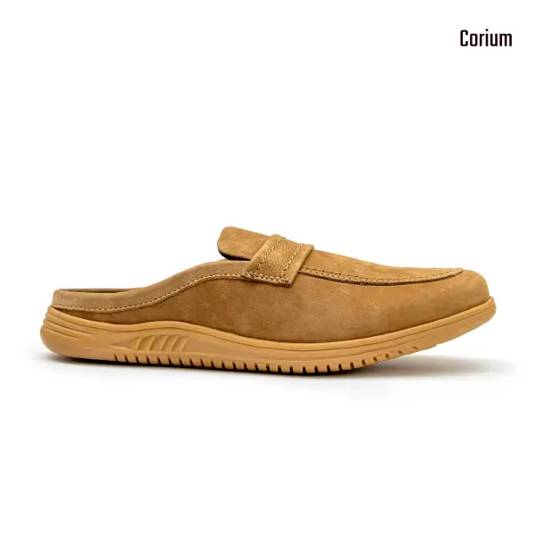 Genuine leather moccasin half-loafer shoes-CRM 82