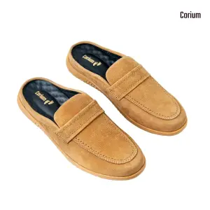 Genuine leather moccasin half-loafer shoes-CRM 82
