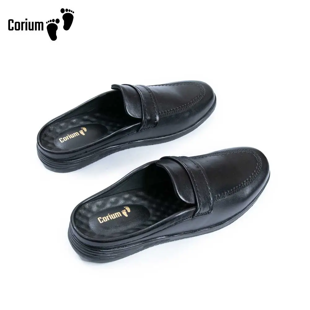 Genuine leather moccasin half-loafer shoes-CRM 83