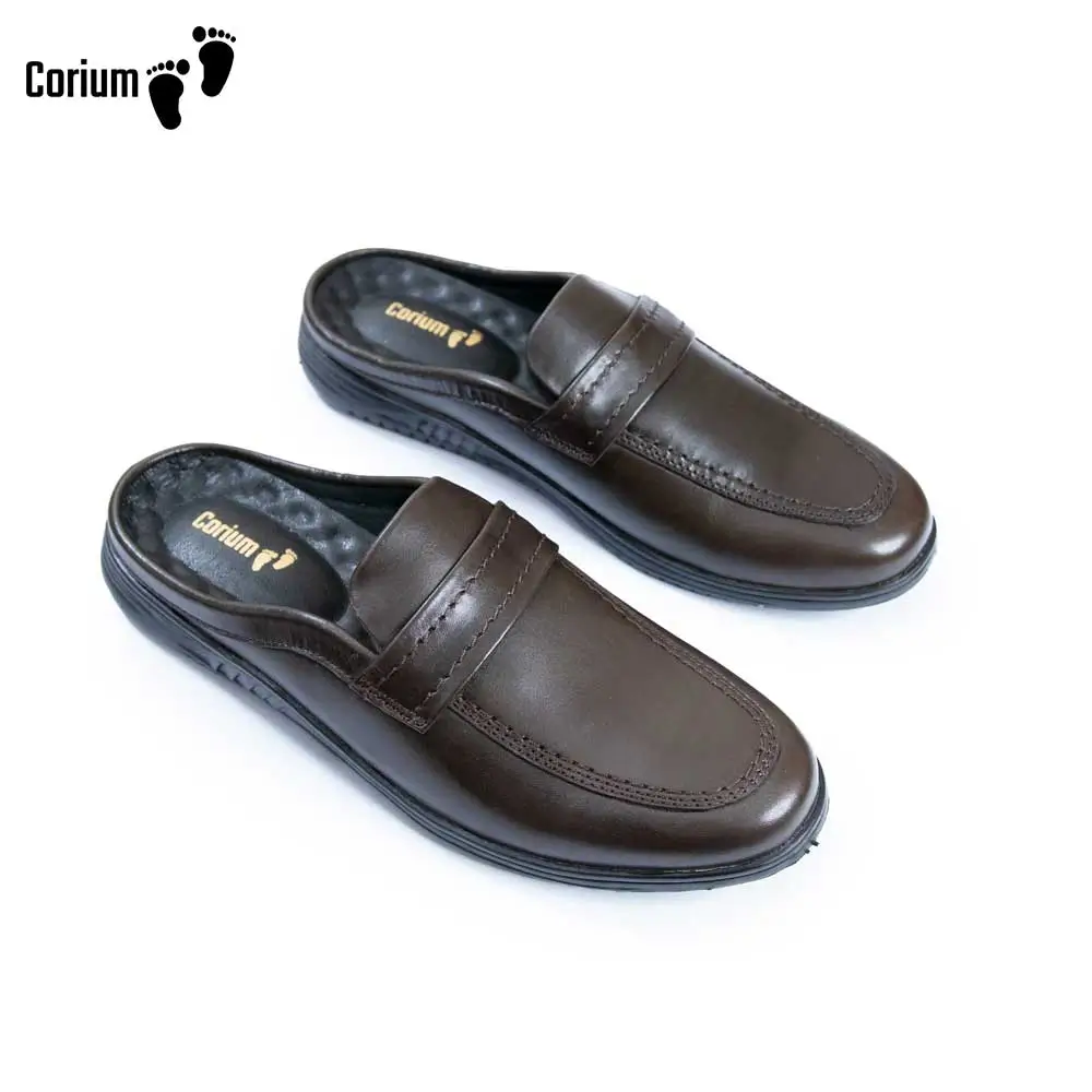 Genuine leather moccasin half-loafer shoes-CRM 83