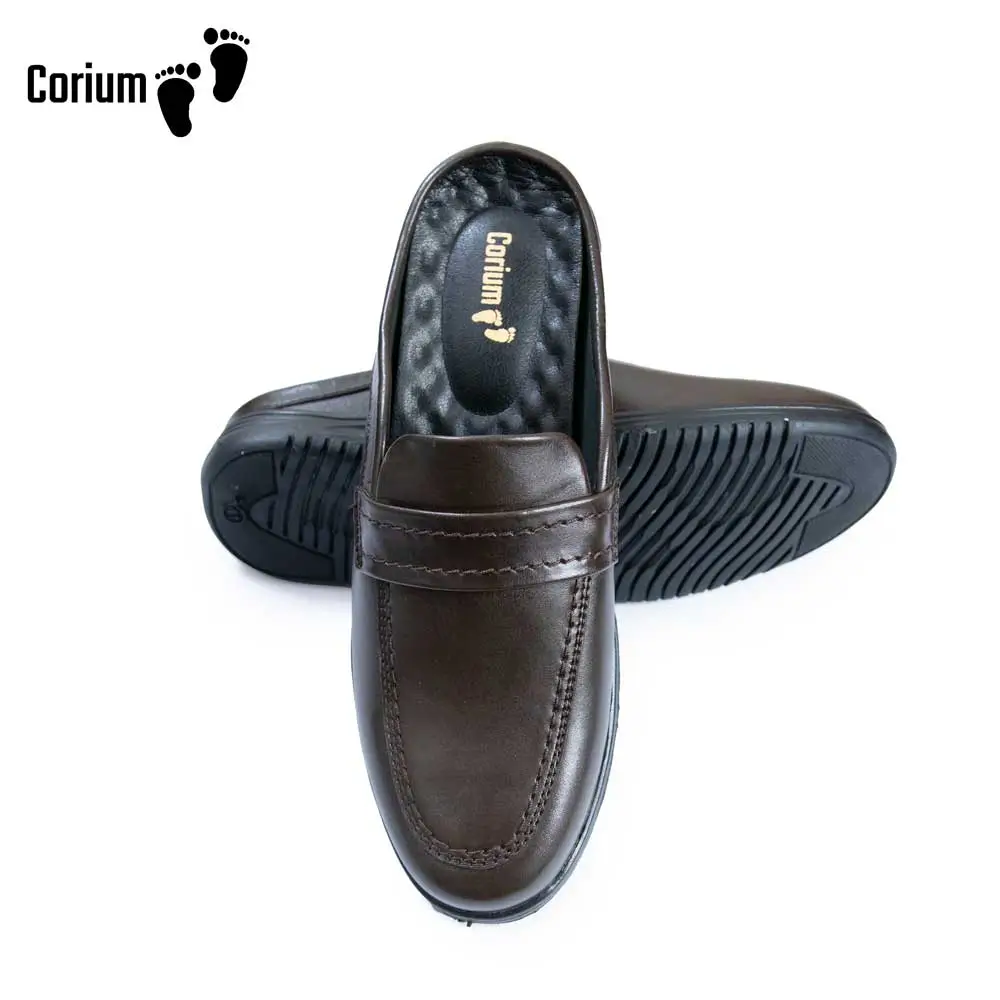 Genuine leather moccasin half-loafer shoes-CRM 83
