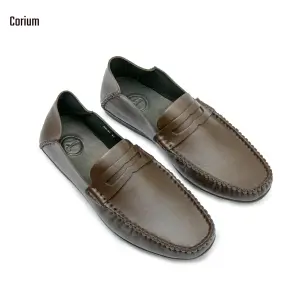 Leather Loafer/Moccasin-CRM 84