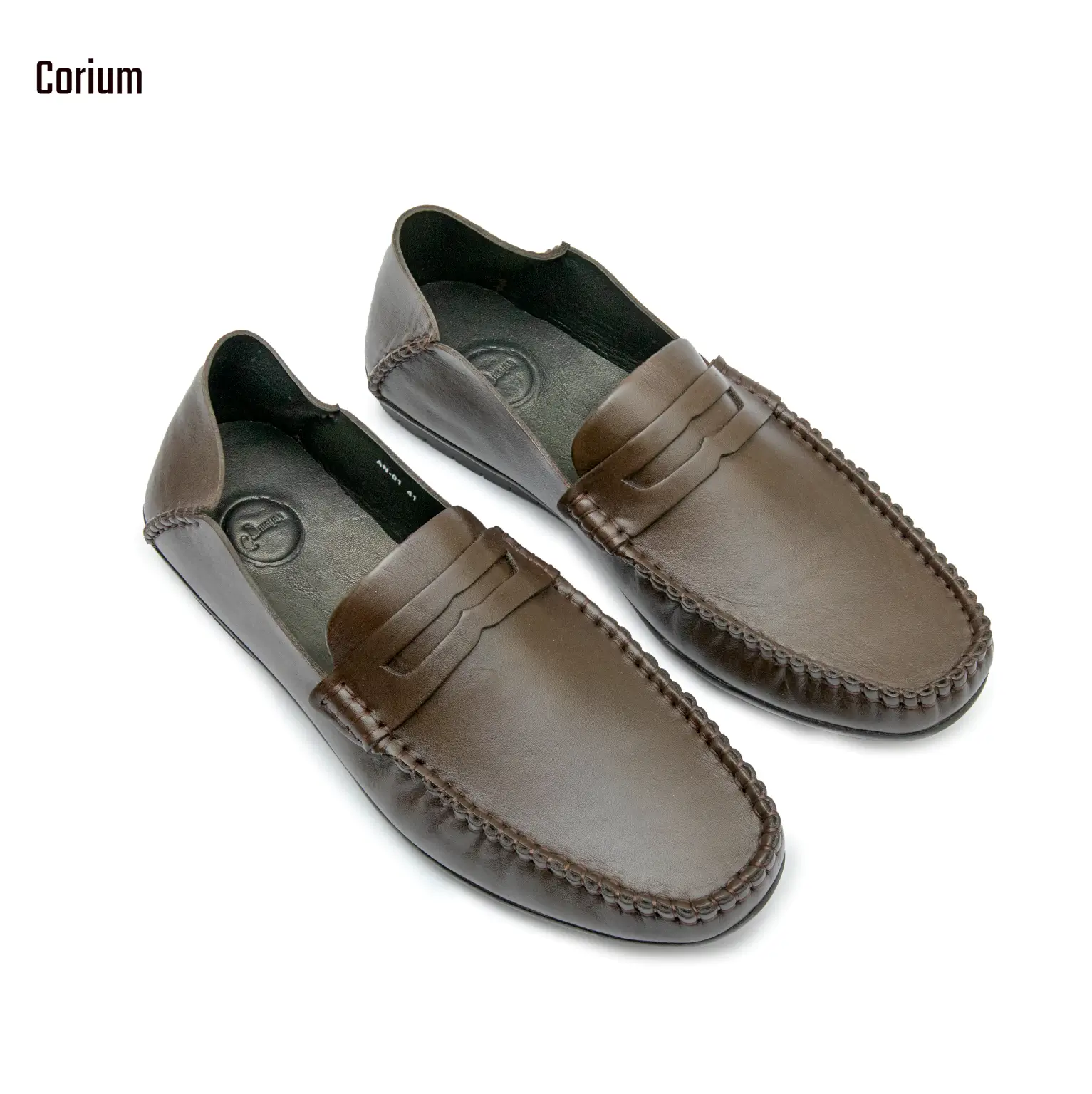 Leather Loafer/Moccasin-CRM 84