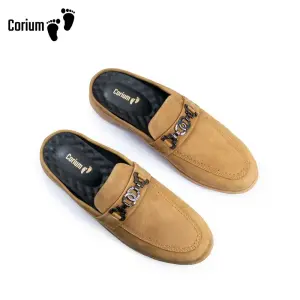 Genuine leather moccasin half-loafer shoes-CRM 85