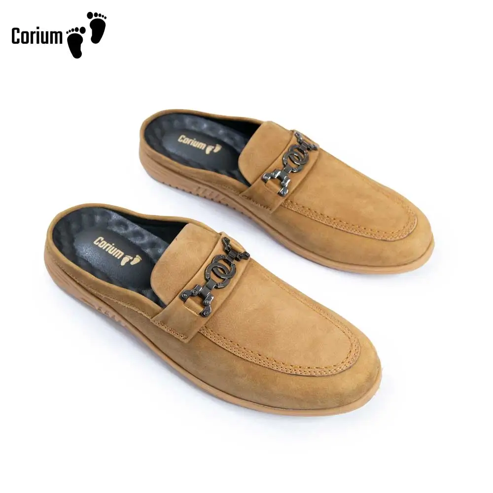 Genuine leather moccasin half-loafer shoes-CRM 85