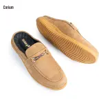 Genuine leather moccasin half-loafer shoes-CRM 86