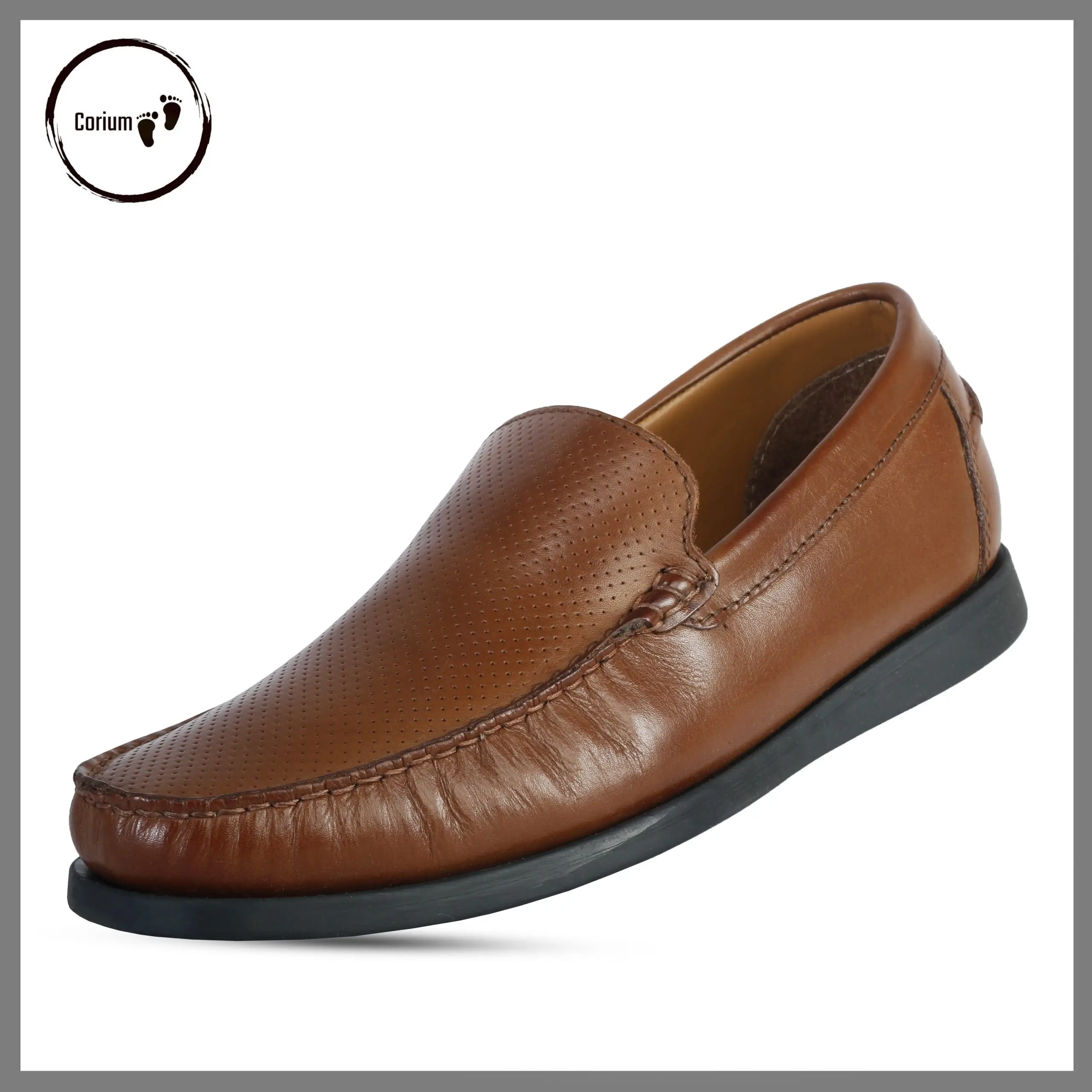 Men's Causal Shoes, Moccasin/Loafer-CRM 13