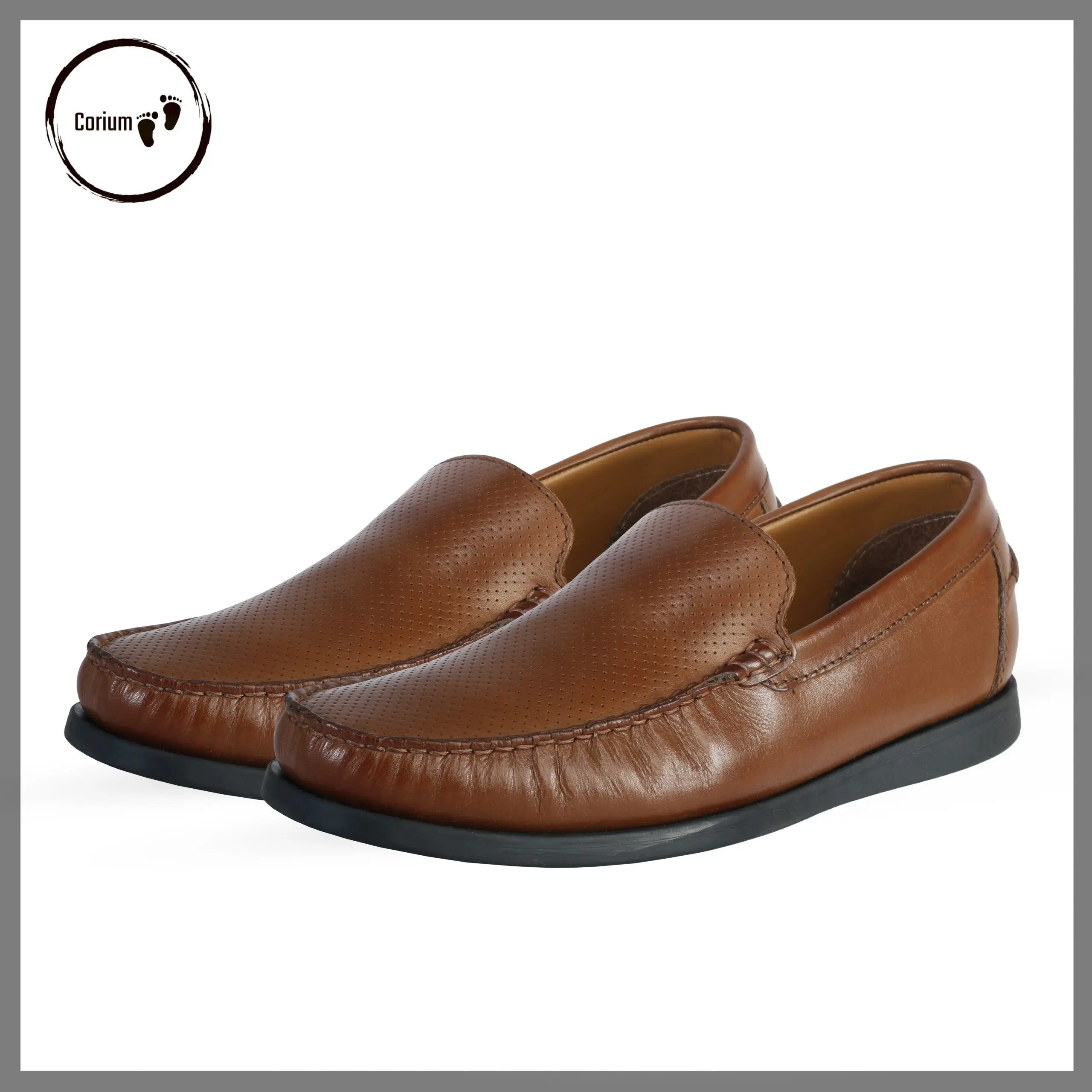 Men's Causal Shoes, Moccasin/Loafer-CRM 13