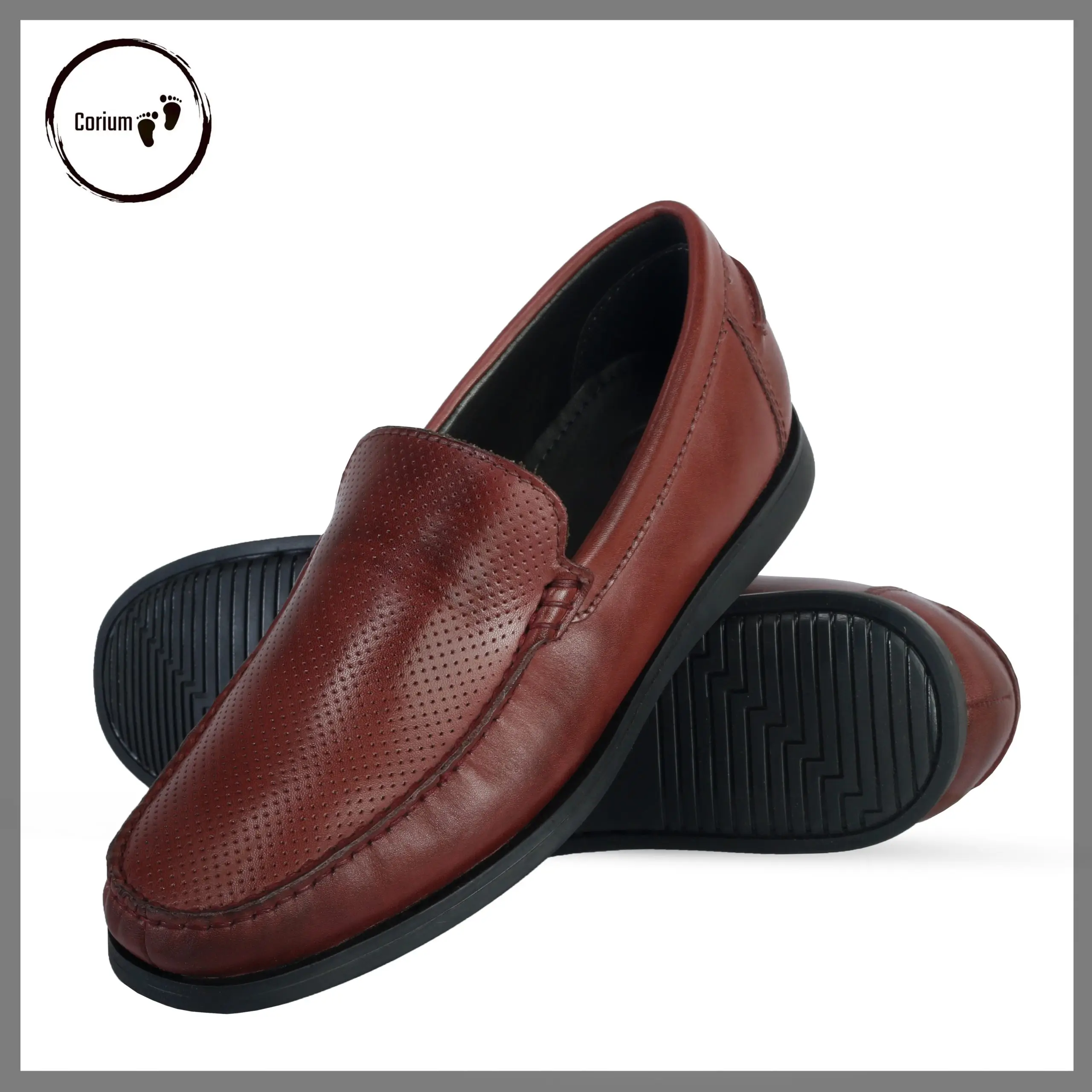 Men's Causal Shoes, Moccasin/Loafer-CRM 13