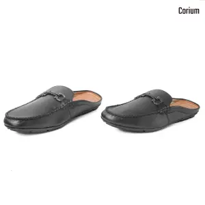 Genuine leather moccasin half-loafer shoes-CRM 26