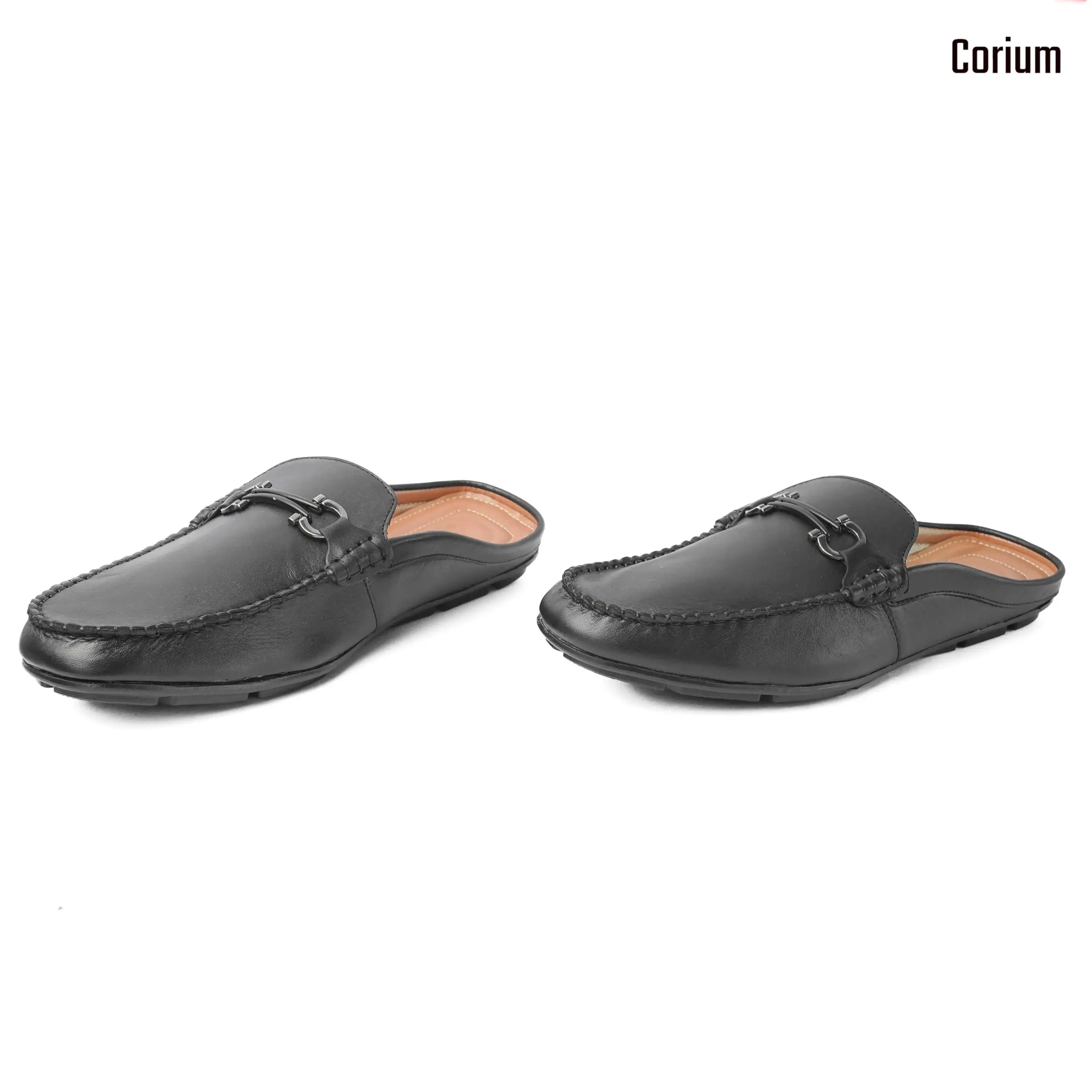 Genuine leather moccasin half-loafer shoes-CRM 26