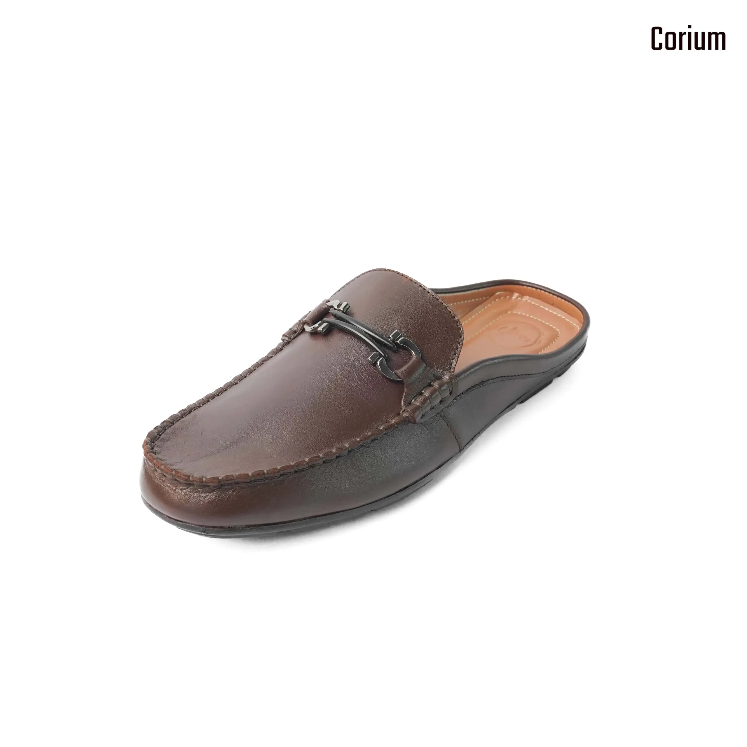 Genuine leather moccasin half-loafer shoes-CRM 26