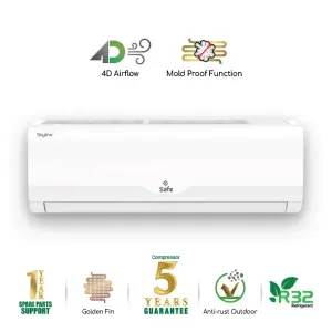SAFE 1.5 Ton Non Inverter Split AC (Air Conditioner) E18K